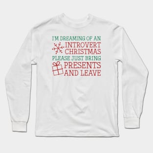 Introvert Christmas Long Sleeve T-Shirt